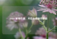 CSGO 解绑右键，开启全新操作体验