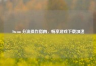Steam 分流操作指南，畅享游戏下载加速
