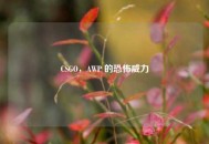 CSGO，AWP 的恐怖威力