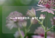 Steam取消连续包月，福兮？祸兮？
