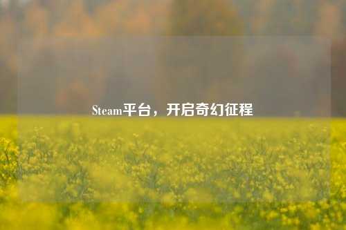 Steam平台，开启奇幻征程
