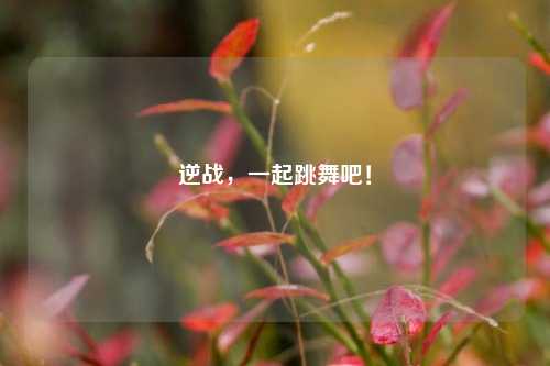 逆战，一起跳舞吧！